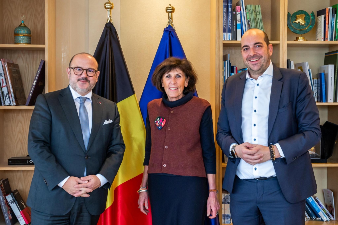 Bernard Quintin, Diane Hennebert et Mathieu Michel