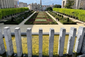 Monts des Arts à Bruxelles vue de haut / Kunstberg in Brussel van bovenaf